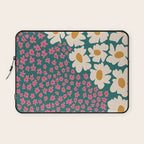 Pop-art abstract flower 2 Laptop Sleeve Gallery Image 1