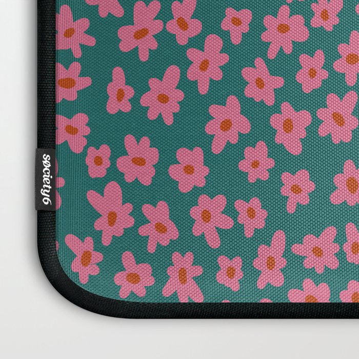 Pop-art abstract flower 2 Laptop Sleeve Gallery Image 3