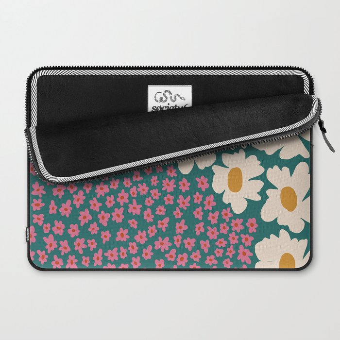 Pop-art abstract flower 2 Laptop Sleeve Gallery Image 2