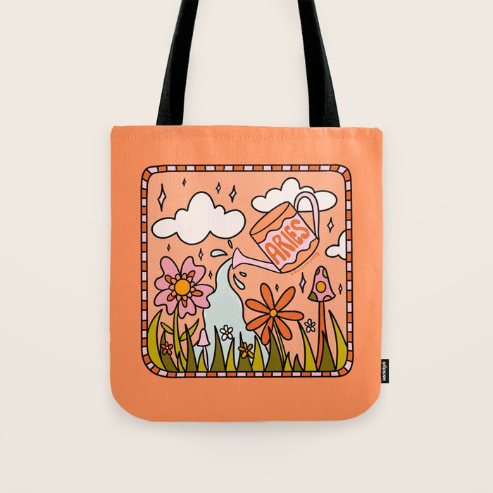 Aries Garden Tote Bag Gallery Image 1