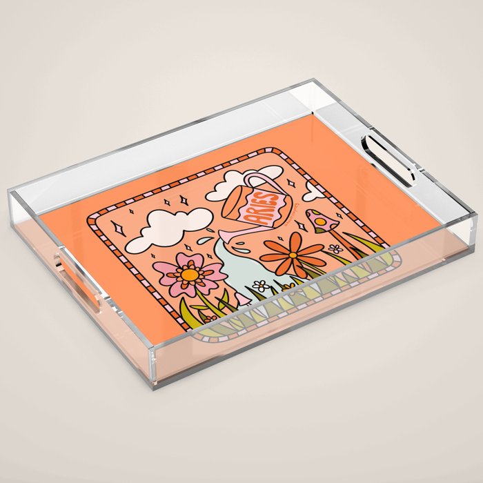 Aries Garden Acrylic Tray Gallery Image 1