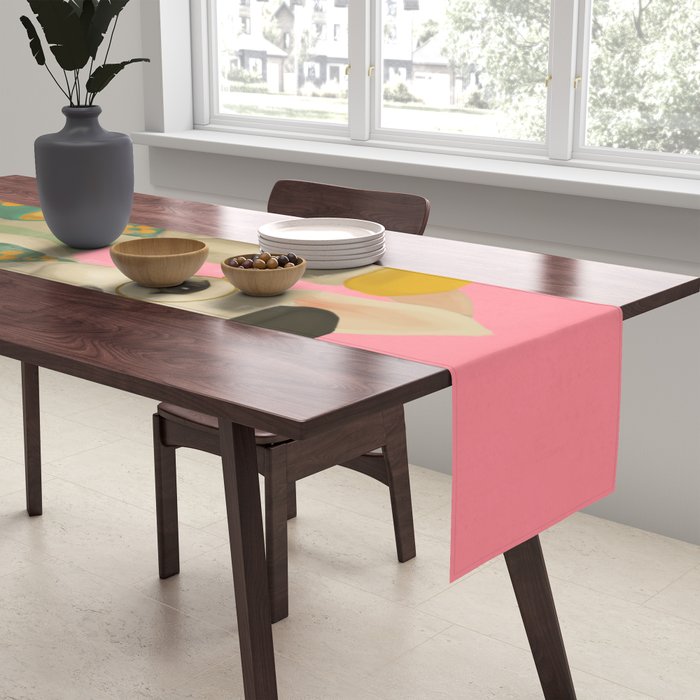 French Bulldogs at Breakfast Cafe Table Runner Gallery Image 2