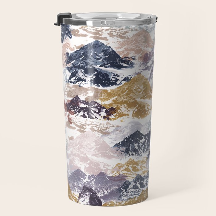 Abstract Colorful mountains C Travel Mug Gallery Image 3