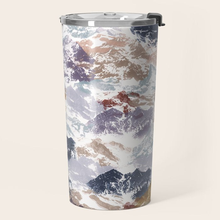 Abstract Colorful mountains C Travel Mug Gallery Image 2