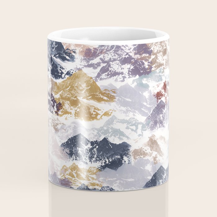 Abstract Colorful mountains C Coffee Mug Gallery Image 4