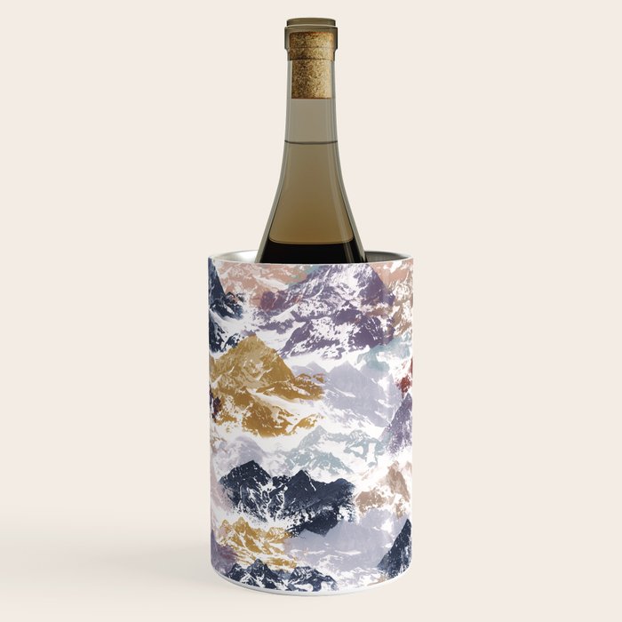Abstract Colorful mountains C Wine Chiller Gallery Image 1