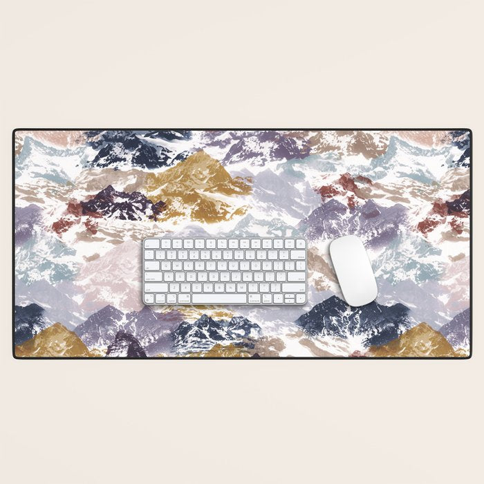 Abstract Colorful mountains C Desk Mat Gallery Image 1