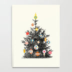 Retro Decorated Christmas Tree Notebook Gallery Image 4