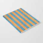 STRIPES - 005 - blue and orange Notebook Gallery Image 2