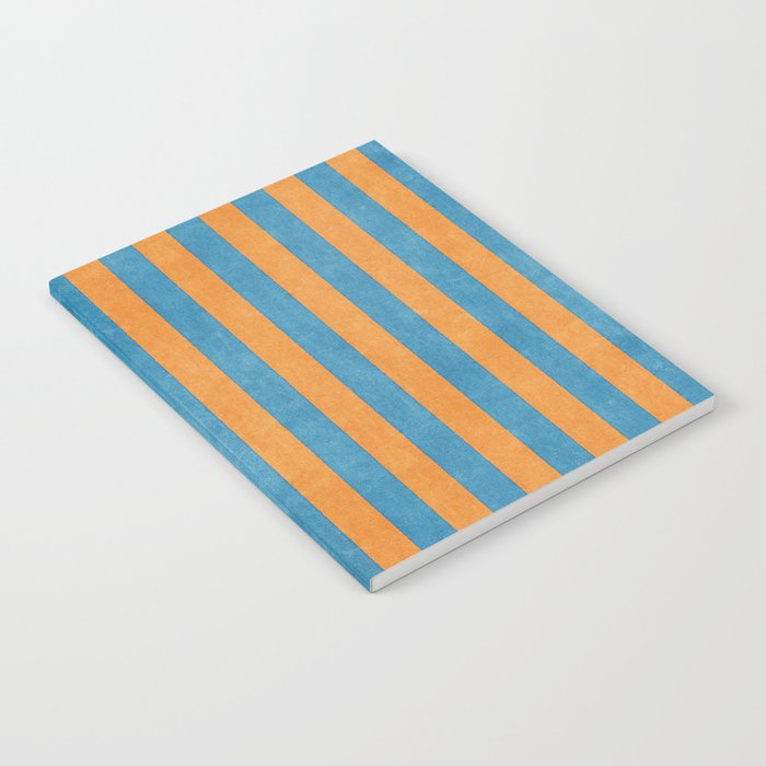 STRIPES - 005 - blue and orange Notebook Gallery Image 2
