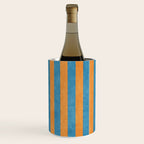 STRIPES - 005 - blue and orange Wine Chiller Gallery Image 1