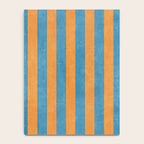 STRIPES - 005 - blue and orange Notebook Gallery Image 4