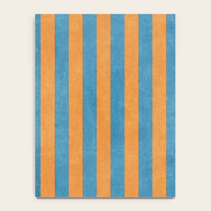 STRIPES - 005 - blue and orange Notebook Gallery Image 4