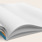 STRIPES - 005 - blue and orange Notebook Gallery Image 2
