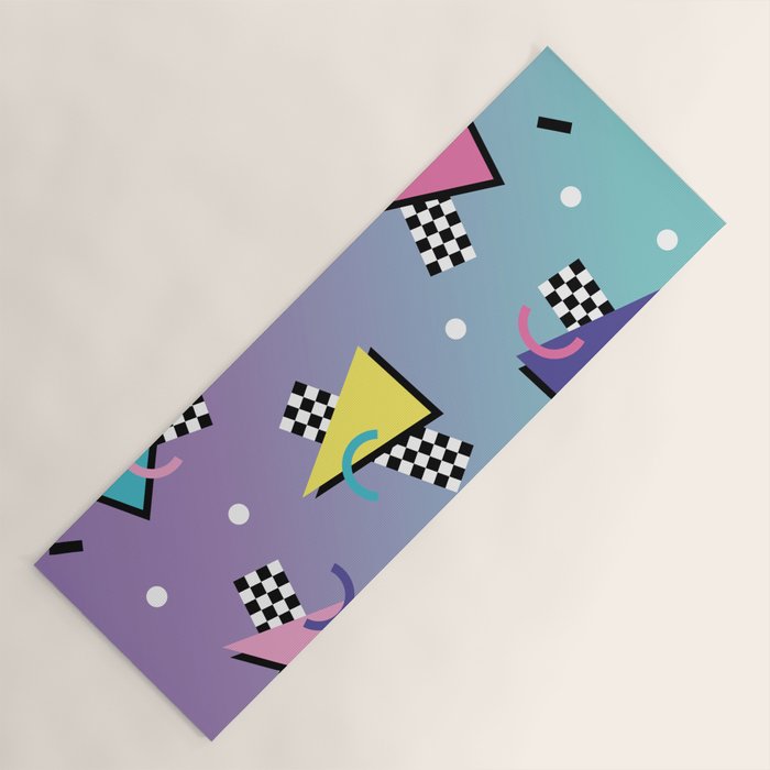 Memphis pattern 59 - 80s / 90s Retro Yoga Mat Gallery Image 1