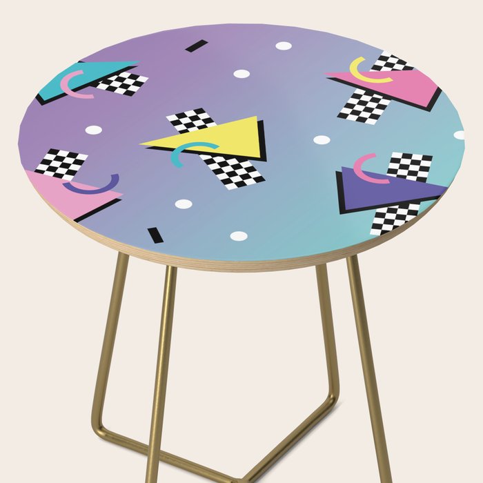 Memphis pattern 59 - 80s / 90s Retro Side Table Gallery Image 2