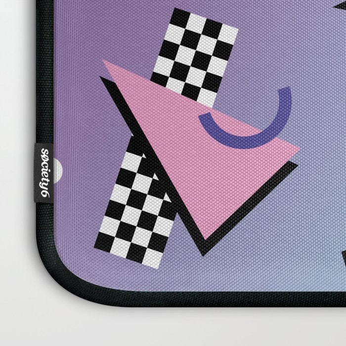 Memphis pattern 59 - 80s / 90s Retro Laptop Sleeve Gallery Image 3