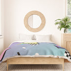 Memphis pattern 59 - 80s / 90s Retro Duvet Cover Gallery Image 3