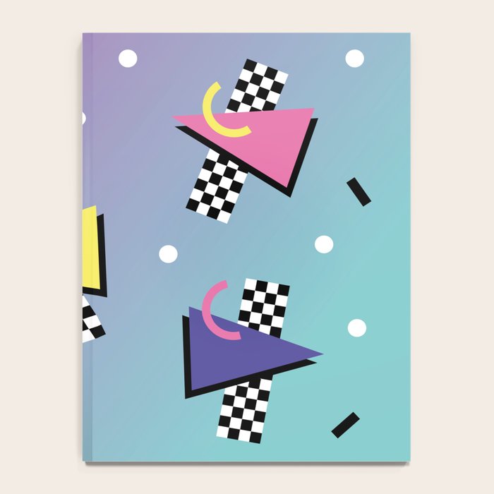Memphis pattern 59 - 80s / 90s Retro Notebook Gallery Image 4