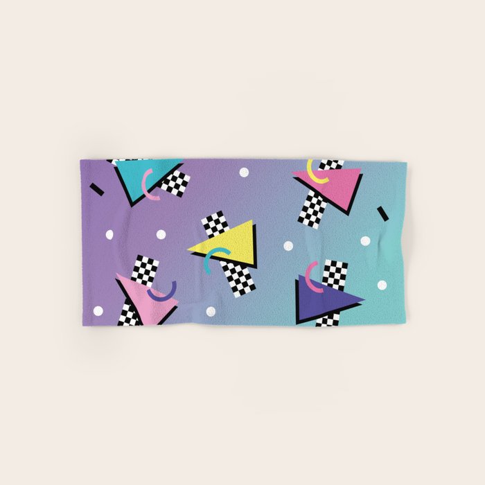 Memphis pattern 59 - 80s / 90s Retro Bath Towel Gallery Image 1