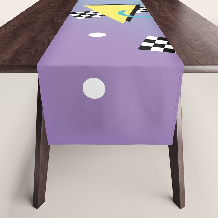 Memphis pattern 59 - 80s / 90s Retro Table Runner Gallery Image 1