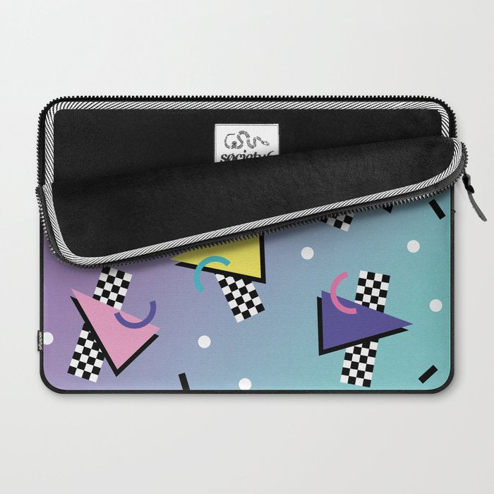 Memphis pattern 59 - 80s / 90s Retro Laptop Sleeve Gallery Image 2