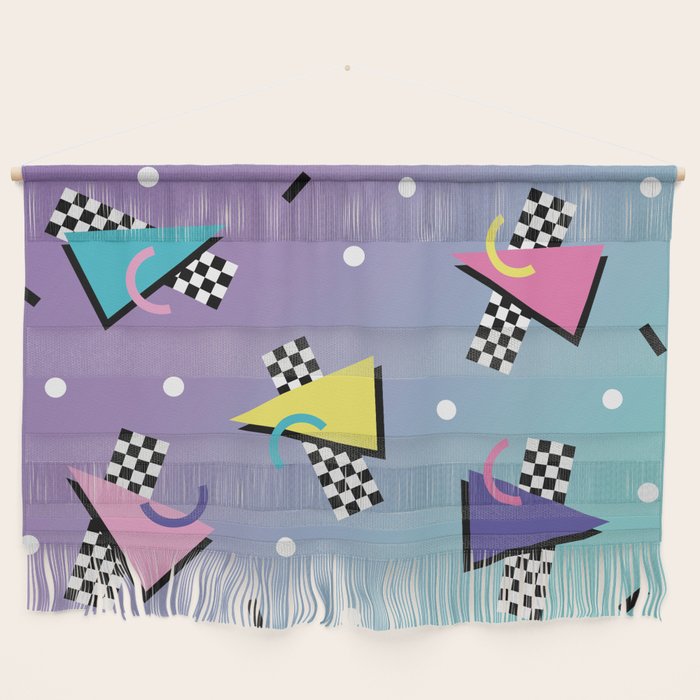 Memphis pattern 59 - 80s / 90s Retro Wall Hanging Gallery Image 1