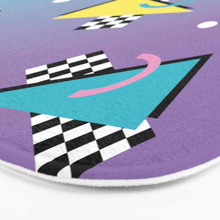 Memphis pattern 59 - 80s / 90s Retro Bath Mat Gallery Image 3