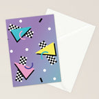 Memphis pattern 59 - 80s / 90s Retro Stationery Card Gallery Image 2
