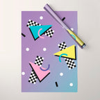Memphis pattern 59 - 80s / 90s Retro Wrapping Paper Gallery Image 1