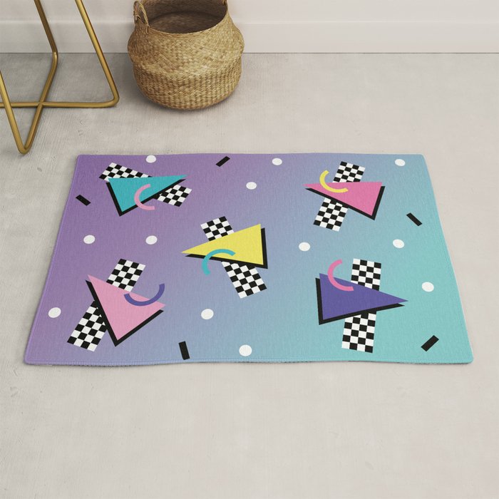 Memphis pattern 59 - 80s / 90s Retro Rug Gallery Image 1