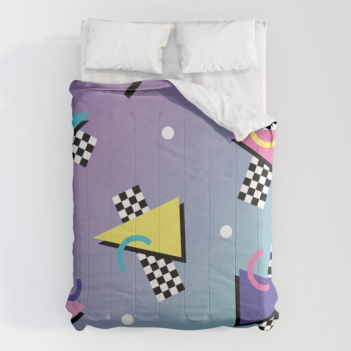 Memphis pattern 59 - 80s / 90s Retro Comforter Gallery Image 1