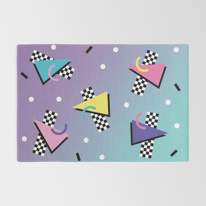 Memphis pattern 59 - 80s / 90s Retro Rug Gallery Image 2