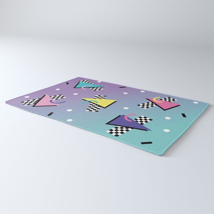 Memphis pattern 59 - 80s / 90s Retro Rug Gallery Image 3