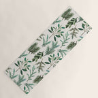 Winter Branch Pattern Yoga Mat Gallery Image 1