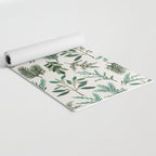 Winter Branch Pattern Yoga Mat Gallery Image 2