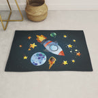 Space rocket Rug Gallery Image 1
