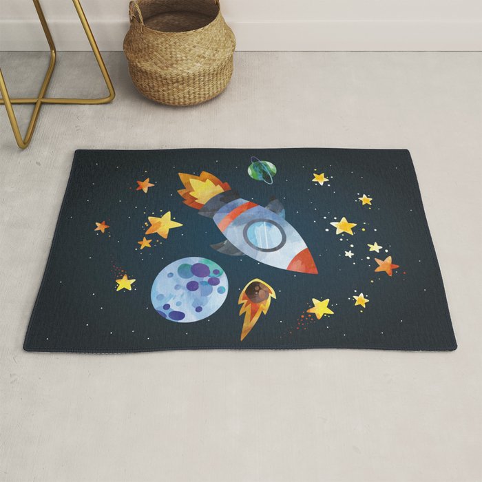 Space rocket Rug Gallery Image 1