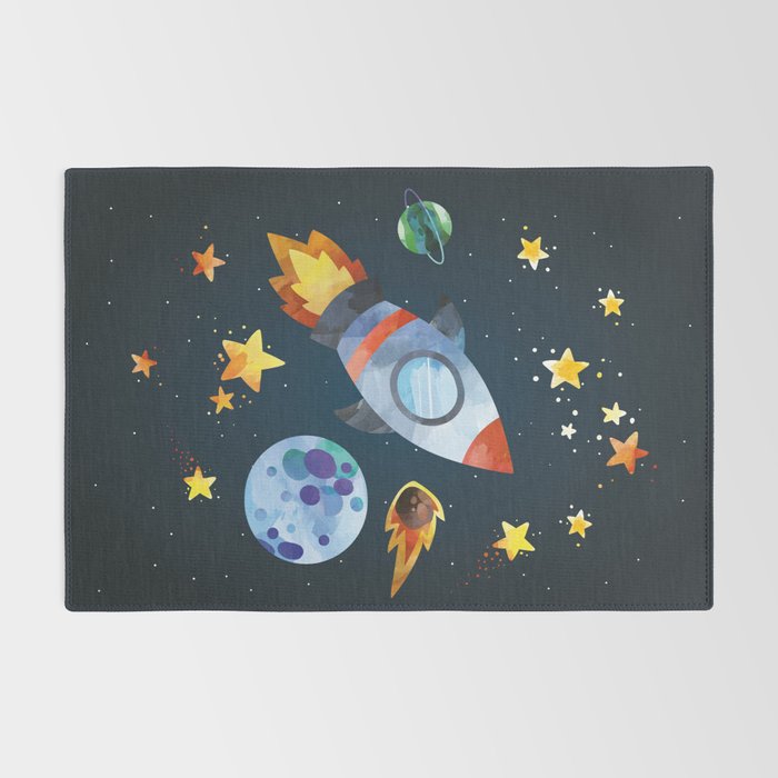 Space rocket Rug Gallery Image 2