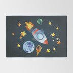 Space rocket Rug Gallery Image 2