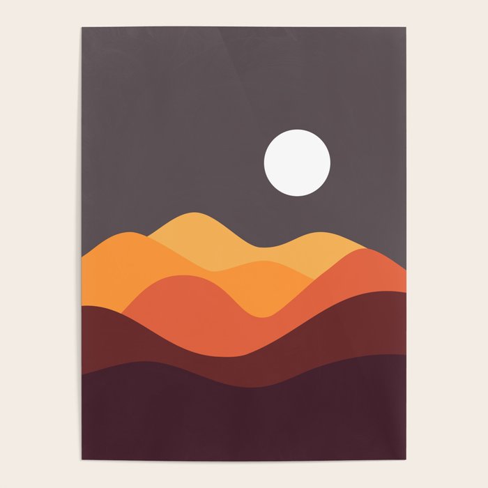 Geometric Landscape 20 Poster Gallery Image 1