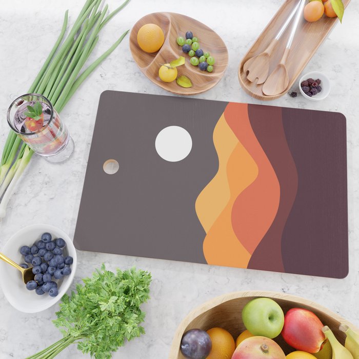 Geometric Landscape 20 Cutting Board Gallery Image 2