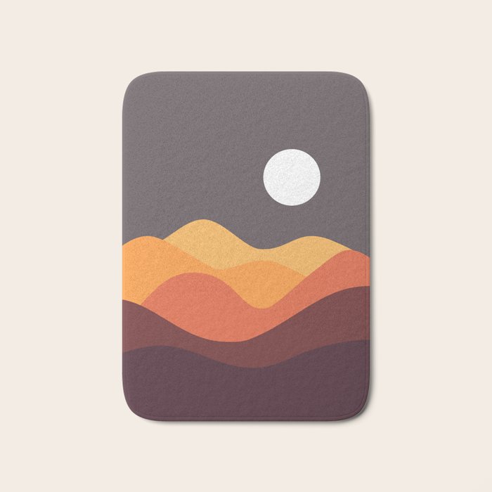 Geometric Landscape 20 Bath Mat Gallery Image 1