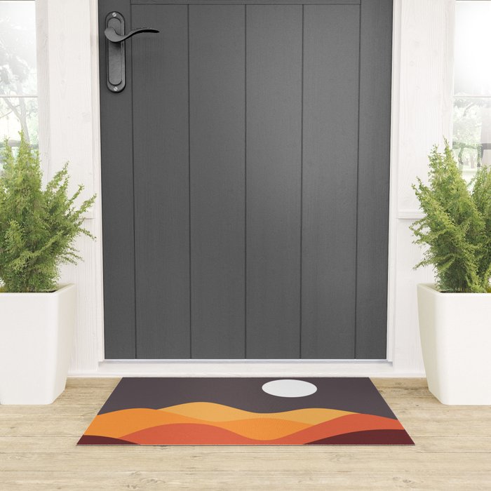 Geometric Landscape 20 Welcome Mat Gallery Image 3