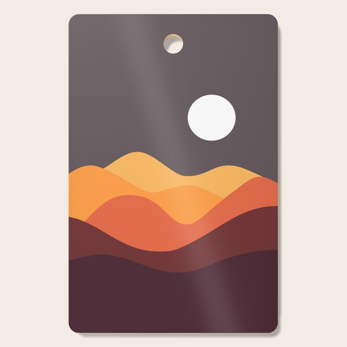 Geometric Landscape 20 Cutting Board Gallery Image 1