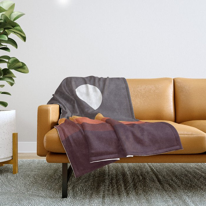 Geometric Landscape 20 Throw Blanket Gallery Image 1