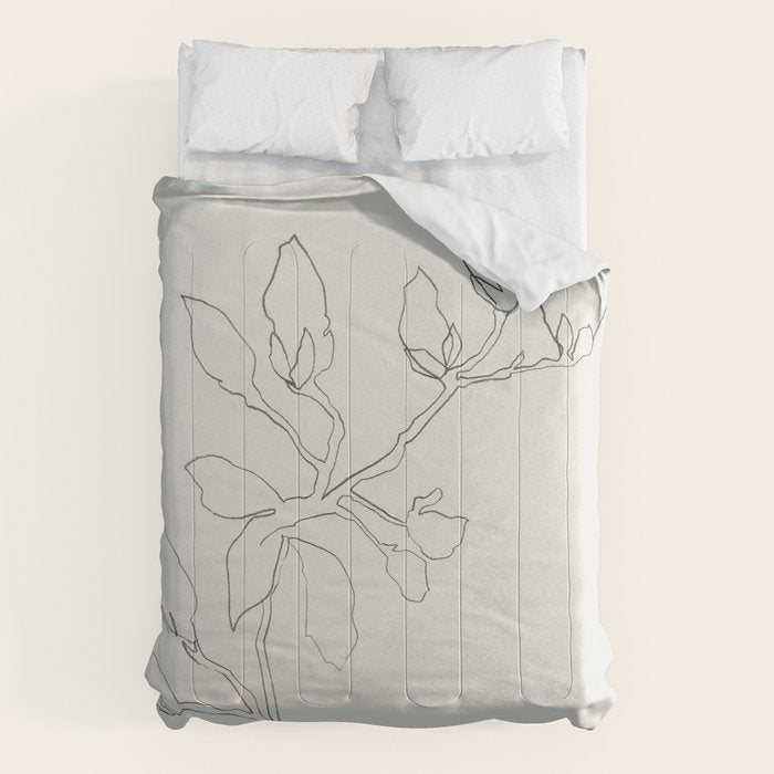 Floral Study No. 3 Comforter Gallery Image 6