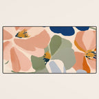 Soft Abstract Floral Garden I Desk Mat Gallery Image 3