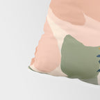 Soft Abstract Floral Garden I Pillow Sham Gallery Image 4