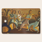 African American Masterpiece 'Harlem Musicians' WPA musical painting by Elizabeth Olds Cutting Board Gallery Image 1
